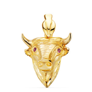 Colgante Oro 18 ktes Cabeza de Toro. Ref. AU18KPTE/P7409/PM
