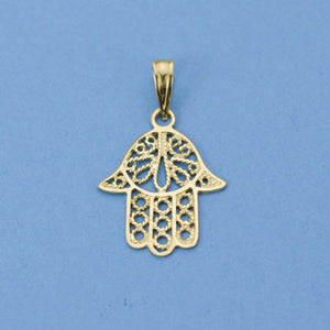 Colgante Oro 18 ktes Mano de Fátima 19X15mm. Ref.AU18KCOLG/12000279/PM