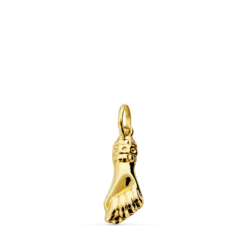 Colgante Oro 18 ktes Mano de la suerte 19X7mm. Ref.AU18KCOLG/8730/PM