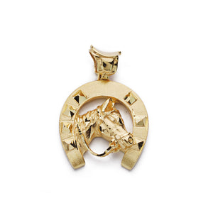 Colgante Oro 18 ktes Herradura Caballo. Ref.AU18KPTE/COLGCABALLO1/PM